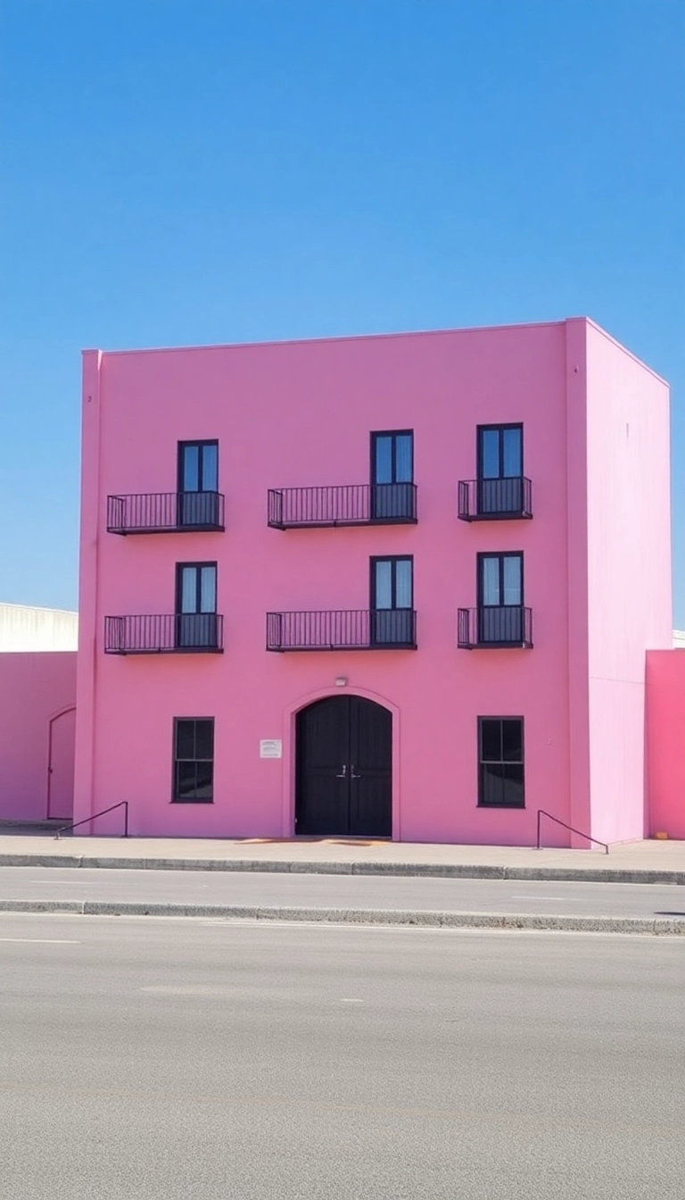 pink building